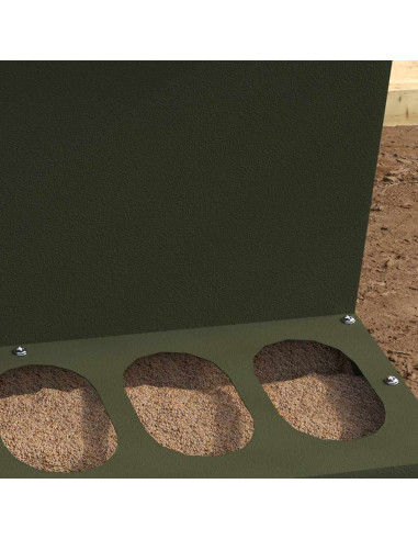 Feeder per pollo Verde oliva 40 x 40 x 45 cm