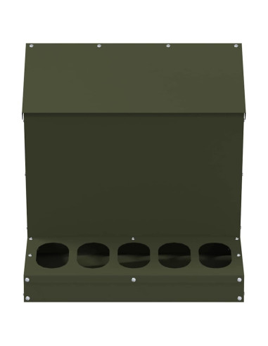 Feeder per pollo Verde oliva 40 x 40 x 45 cm