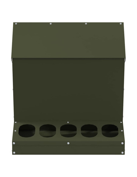 Feeder per pollo Verde oliva 40 x 40 x 45 cm