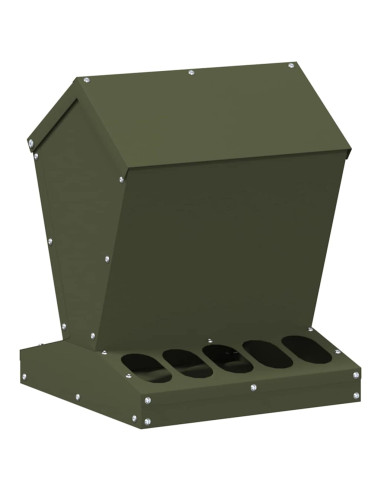 Feeder per pollo Verde oliva 30 x 30 x 39 cm