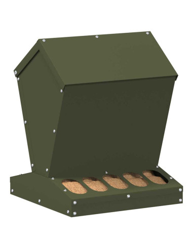 Feeder per pollo Verde oliva 30 x 30 x 39 cm