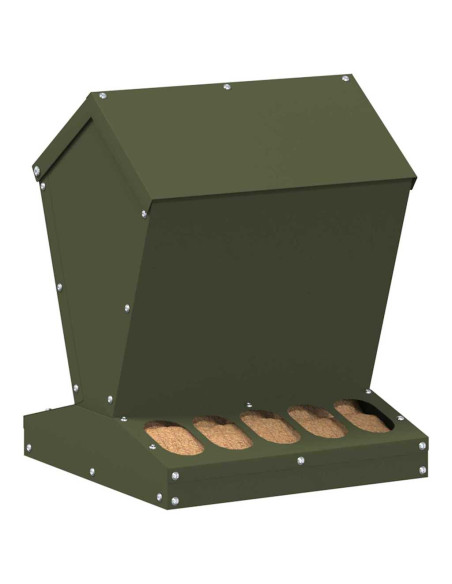 Feeder per pollo Verde oliva 30 x 30 x 39 cm