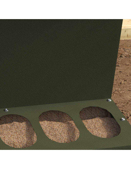 Feeder per pollo Verde oliva 30 x 30 x 39 cm