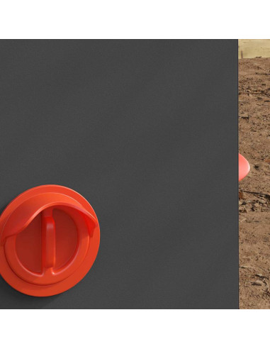 Feeder per pollo Nero 32,5 x 20,5 x 43 cm