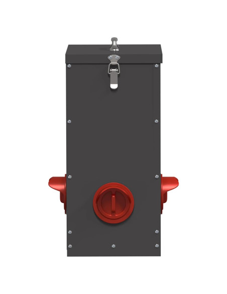 Feeder per pollo Nero 32,5 x 20,5 x 43 cm