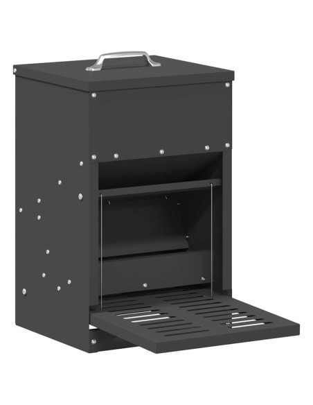 Mangiatore a Pedale per Pollo Nero 25 x 42 x 40 cm