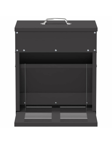 Mangiatore a Pedale per Pollo Nero 33 x 42 x 40 cm