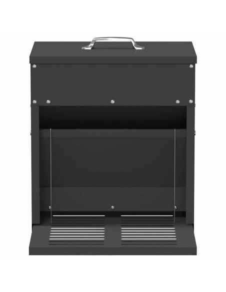 Mangiatore a Pedale per Pollo Nero 33 x 42 x 40 cm