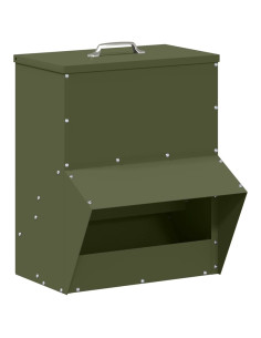 Feeder per pollo Verde oliva 20 x 25 x 35 cm 2