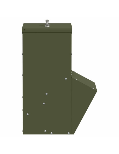 Feeder per pollo Verde oliva 20 x 25 x 35 cm