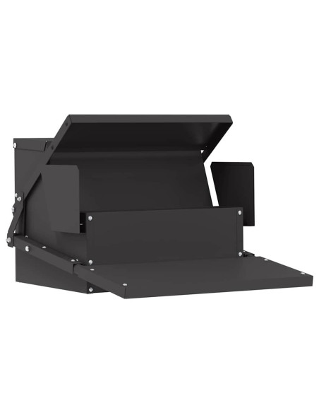 Mangiatore a Pedale per Pollo Nero 50 x 40 x 29 cm