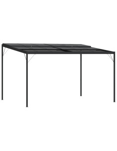 Gazebo con Tetto Antracite 4x3x2,5 m in Alluminio e Acciaio 2