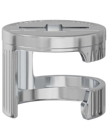 Dadi con bloccaggio a cam 2 pcs Argento 12 x 10 mm Acciaio