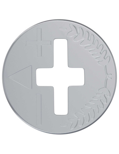 Dadi con bloccaggio a cam 12 pcs Argento 12 x 10 mm Acciaio