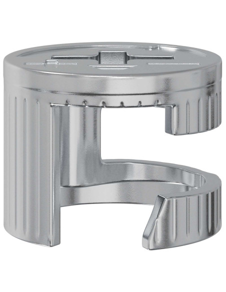 Dadi con bloccaggio a cam 2 pcs Argento 15 x 11,5 mm Acciaio