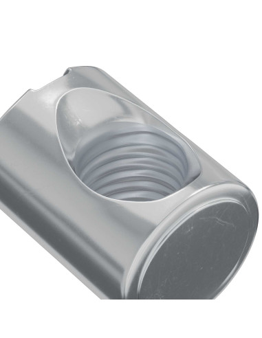 Dado a tamburo per mobili 12 pcs Zincato M6 x 13 mm Ferro