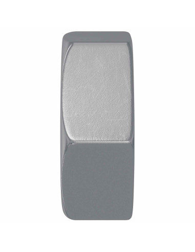 Dadi esagonali 2 pcs Argento M6 Acciaio