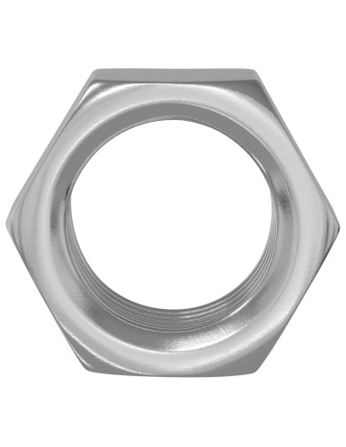 Dadi esagonali 12 pcs Argento M6 Ferro