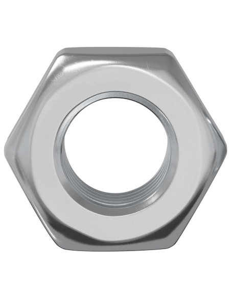 Dadi esagonali 2 pcs Argento m8 Ferro