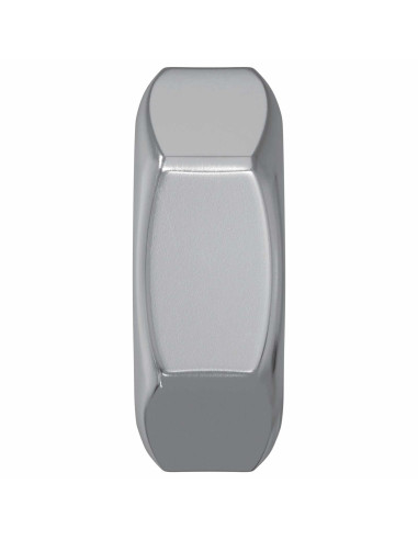 Dadi esagonali 2 pcs Argento m8 Ferro