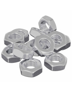 Dadi esagonali 12 pcs Argento m8 Ferro 2