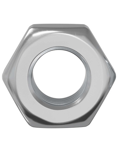 Dadi esagonali 12 pcs Argento m8 Ferro