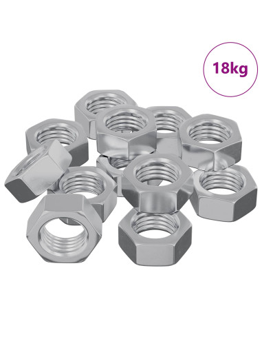 Dado esagonale 9000 pcs Argento Ferro