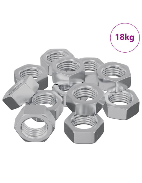 Dado esagonale 9000 pcs Argento Ferro