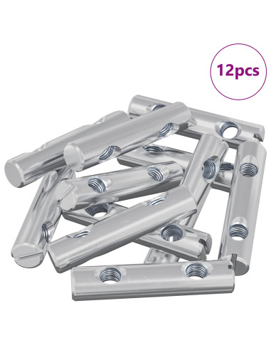 Dado 12 pcs Zincato 60 x 12 mm Ferro