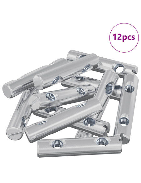 Dado 12 pcs Zincato 60 x 12 mm Ferro