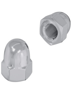 Dado 2 pcs Argento M6 x 10 mm Ferro 2