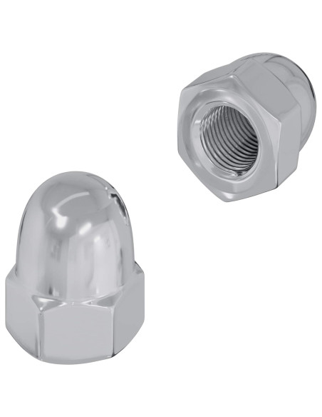 Dado 2 pcs Argento M6 x 10 mm Ferro