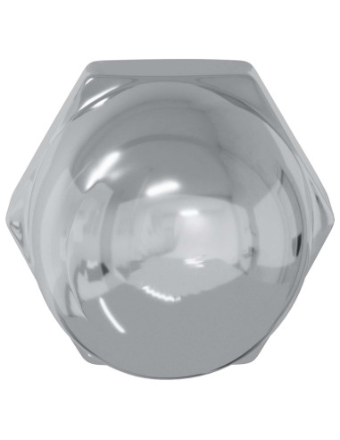 Dado 2 pcs Argento M6 x 10 mm Ferro