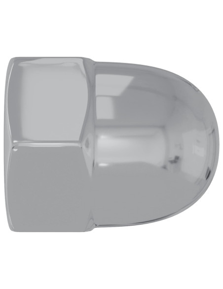 Dado 2 pcs Argento M6 x 10 mm Ferro