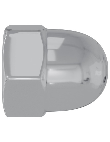 Dado 9574 pcs Argento M6 x 10 mm Ferro