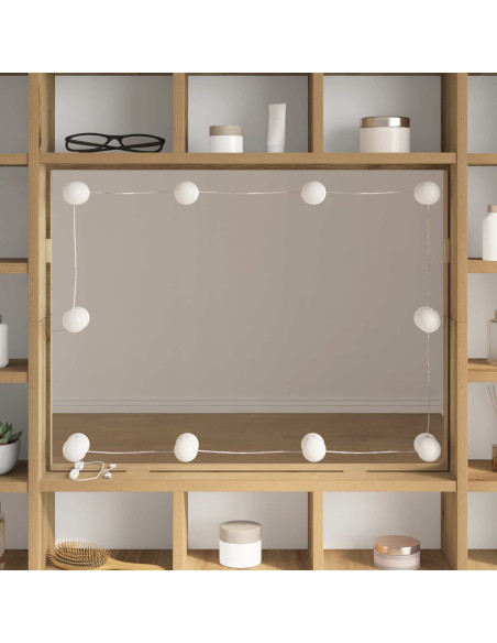 Luci per Specchio 2 pcs Bianco 4.5 x 4.5 x 4.8 cm Plastica