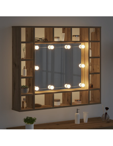 Luci per Specchio 12 pcs Bianco 4.5 x 4.5 x 4.8 cm Plastica