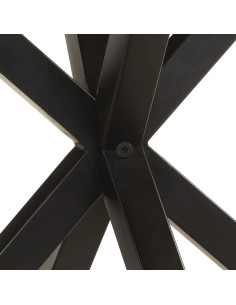 Tavolino di Servizio 68x68x56 cm in Legno Massello di Acacia