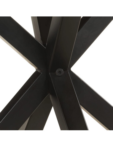 Tavolino di Servizio 68x68x56 cm in Legno Massello di Acacia