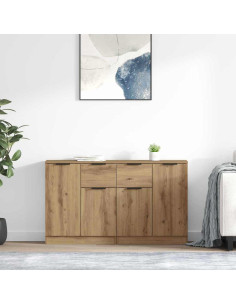 Sideboards 2 pcs Rovere artigianale 60 x 30 x 70 cm