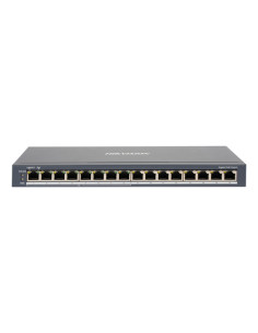 SWITCH HIKVISION GIGABIT CASE METALLICO POE - SOHO 8 GIGABIT POE PORTS, 8 GIGABIT RJ45, 802.3AF/AT,