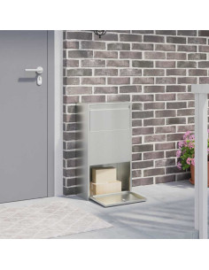 Cassetta per pacchi Argento 44 x 22 x 82 cm Acciaio zincato