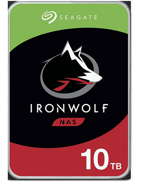 Seagate IronWolf ST10000VN000 disco rigido interno 10 TB 7200 Giri/min 256 MB 3.5" Serial ATA III