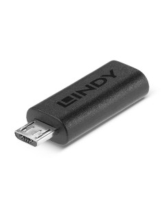 Lindy 41903 adattatore per inversione del genere dei cavi USB Type C USB Type Micro-B Nero