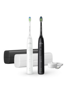 SPAZZOLINO DA DENTI ELETTRICO HX7119/02 NERO 5300 KIT 2PCS