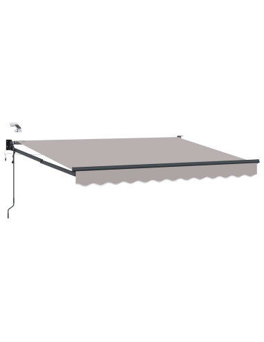 Tenda Elettrica con Grigio chiaro 3 x 2,5 m Alluminio