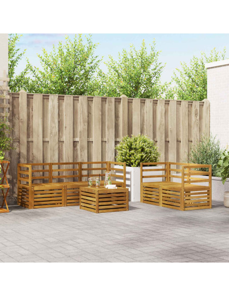 Set divani Legno di Acacia Massello