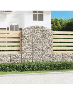 Cesto Gabbione ad Arco 150x30x180/200 cm Ferro Zincato