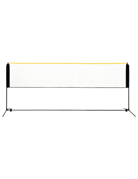 Rete da Badminton Regolabile 400x103x94-158 cm in Metallo