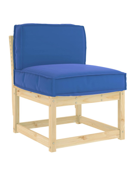 Cuscino Blu Reale 60 x 40 x 12 cm Tessuto Oxford